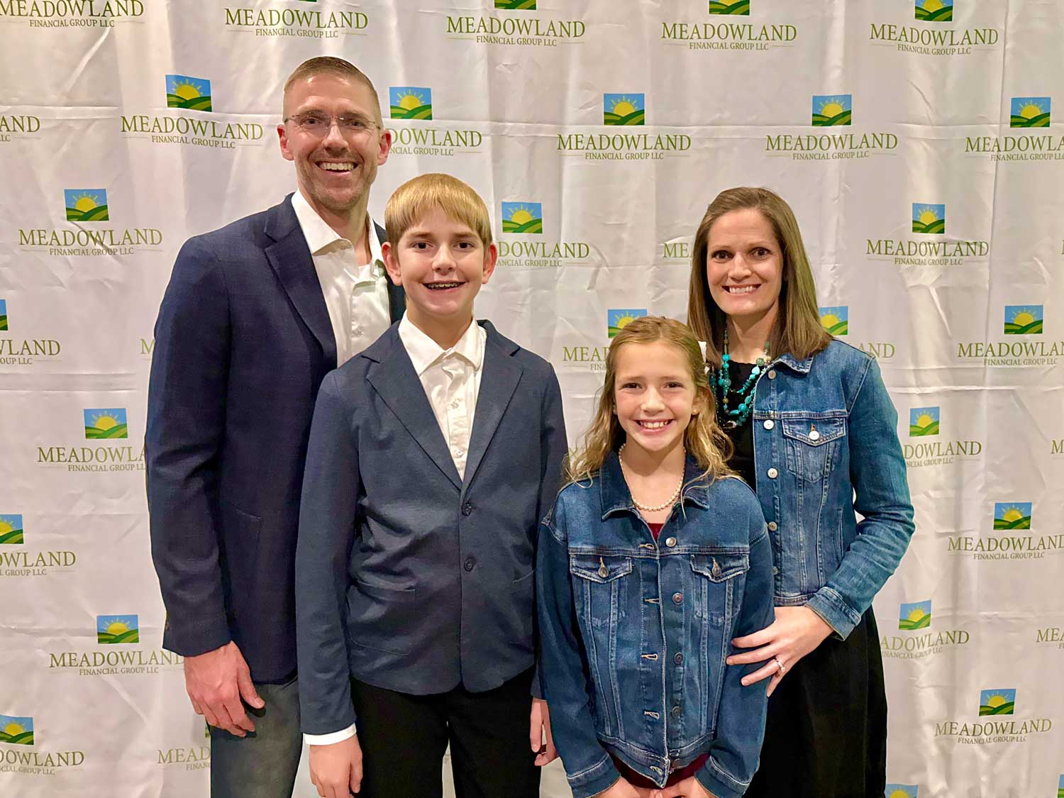 Dave DeVries with his family